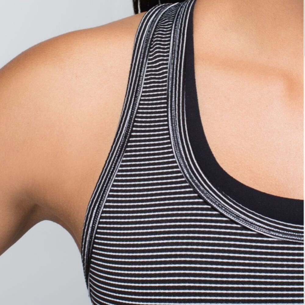 Lululemon Run: Swiftly Tech Racerback Stripe blac… - image 4